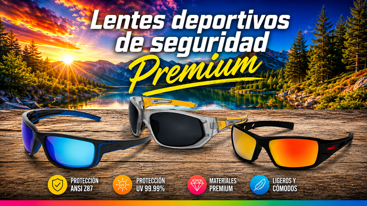 Lentes de seguridad deportivos Premium