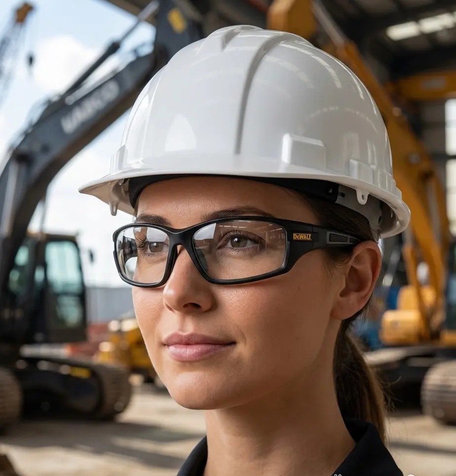 Lentes de Seguridad Deportivas DEWALT Auger clear· ANSI Z87 · Protección UV 99%