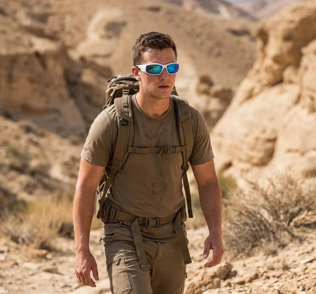 Lentes de seguridad Deportiva MCR SWAGGER AZUL ANSI Z87 99% Protección UV USA BARND