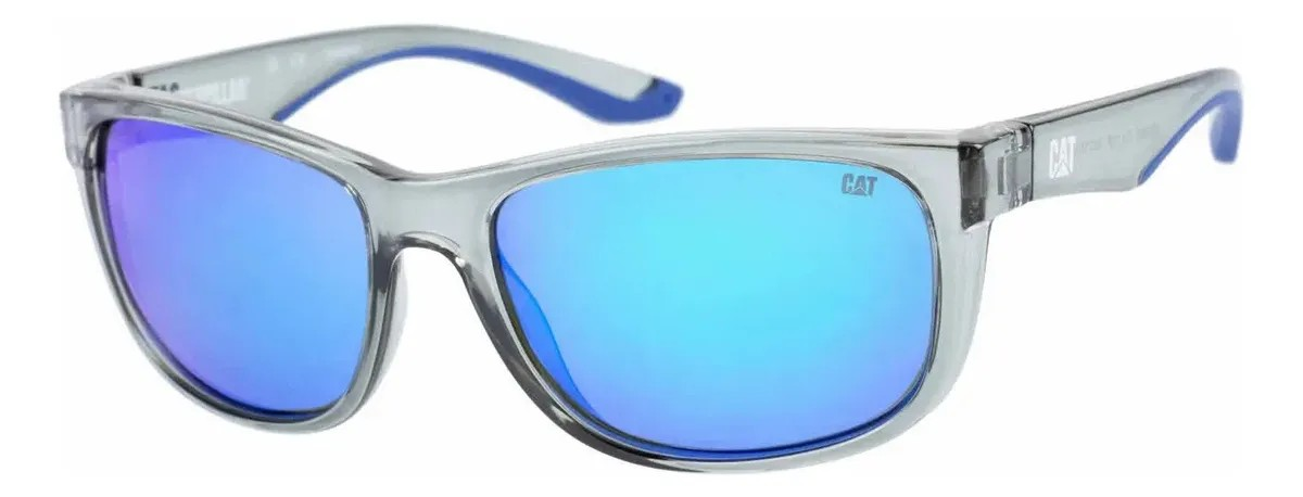 Lente De Sol Cat Caterpillar Clasicas Blue Polarizadas Uv400 Océano Azul Gris Oscuro