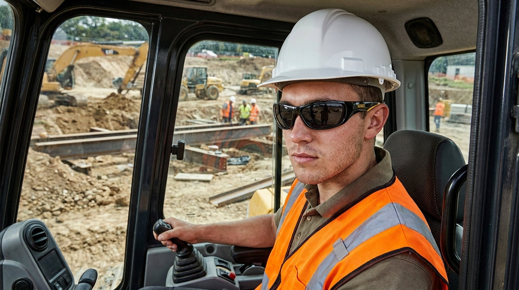 Lentes de Seguridad DEWALT® Dominator™ ANSI Z87 – Full Frame Negro, Lente Humo y Protección UV