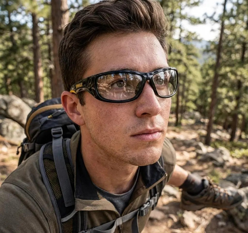 Lentes de Seguridad DEWALT® Dominator™ ANSI Z87 – Transparente y Protección UV