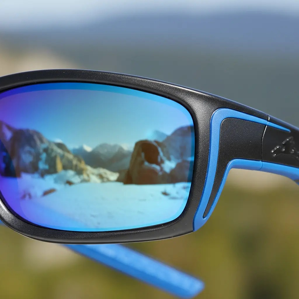 Lentes de Seguridad Deportivas MCR SR4 AZUL  ANSI Z87  Filtro UV 99.9% USA BRAND