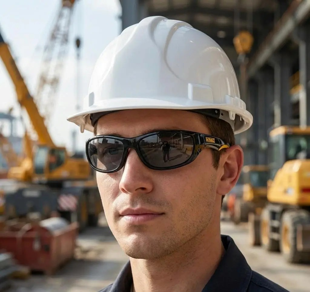 Lentes de Seguridad DEWALT® Dominator™ ANSI Z87 – Full Frame Negro, Lente Humo y Protección UV