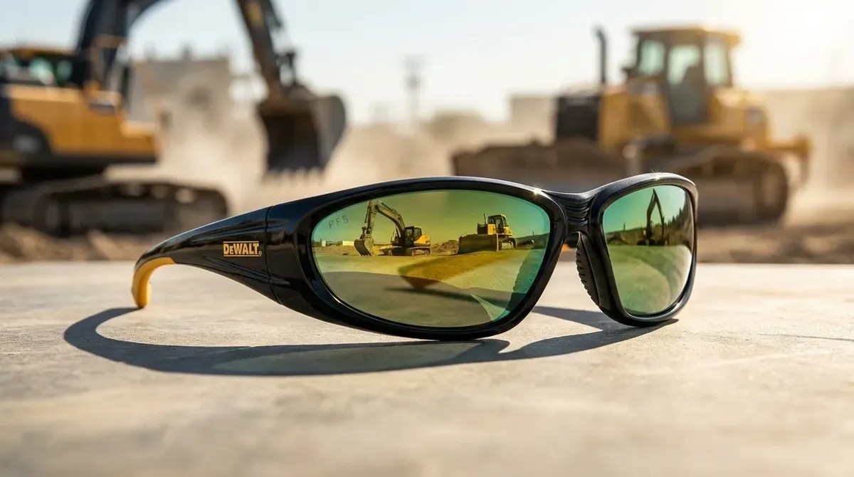 Lentes de Seguridad Premium DEWALT Gable Yellow · ANSI Z87 · Protección UV al 99%
