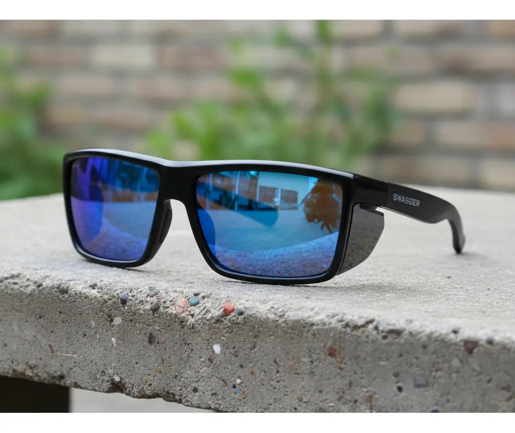 Lentes de seguridad  MCR SR2 AZUL ANSI Z87 99% UV Protección Lateral Desmontable USA BRAND