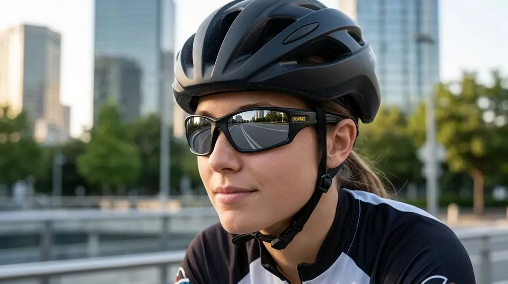 Lentes de Seguridad Deportiva DEWALT Auger Silver · ANSI Z87 · Protección UV 99%