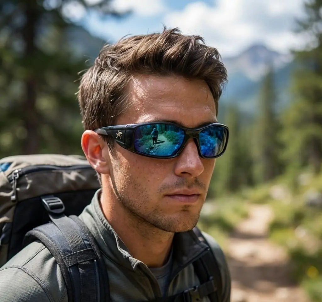 Lentes de seguridad deportivos o MCR SR1 AZUL certificado ANSI Z87 filtro UV USA BRAND