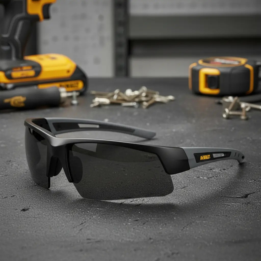Lentes de Seguridad DEportivas DEWALT Crosscut NEGRA · ANSI Z87 · Protección UV al 99%