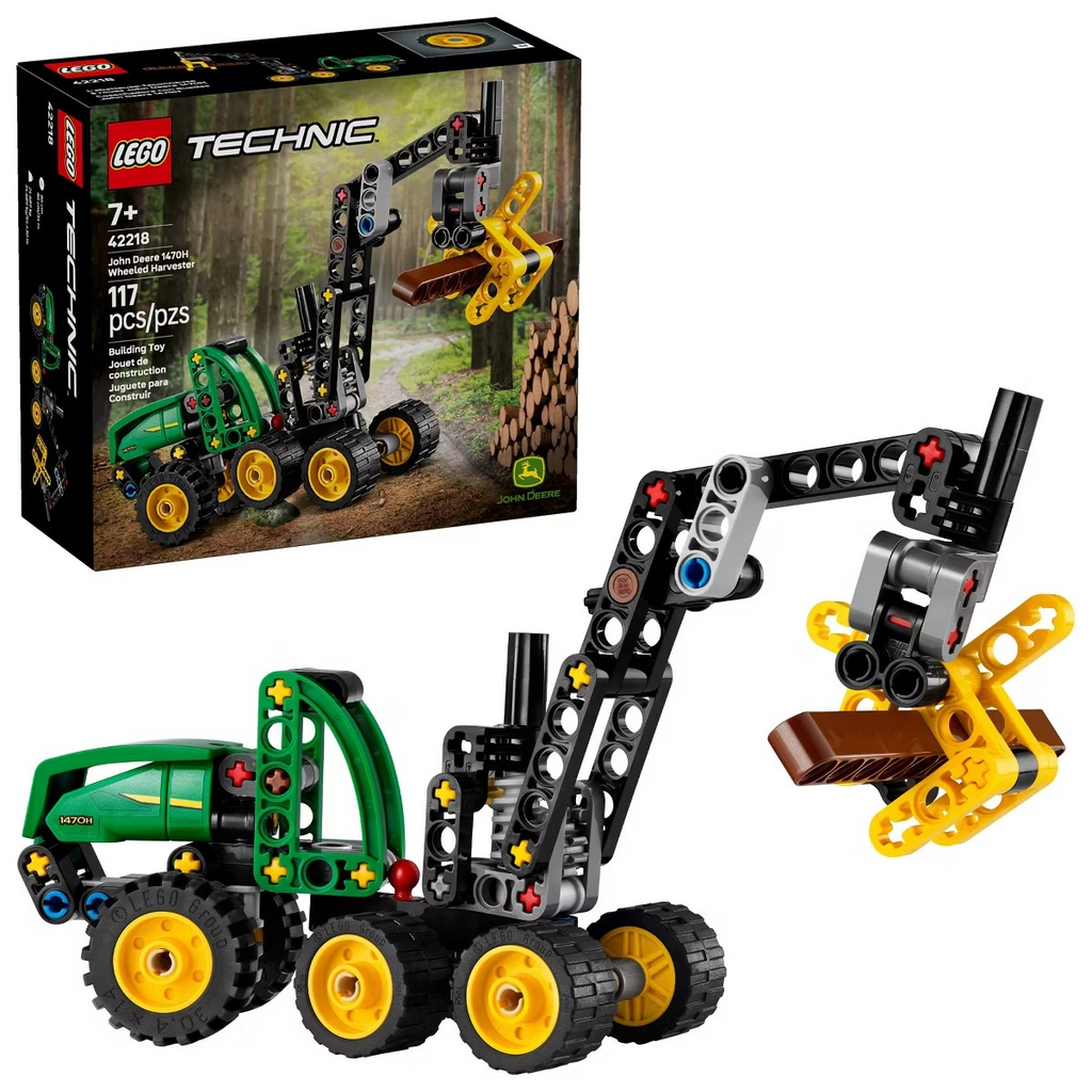 LEGO Technic John Deere 1470H Máquina Forestal 42218
