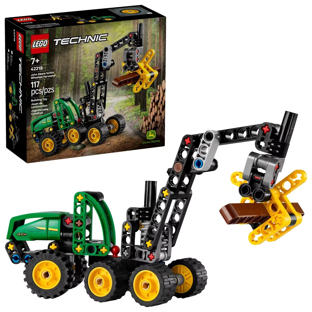 LEGO Technic John Deere 1470H Máquina Forestal 42218