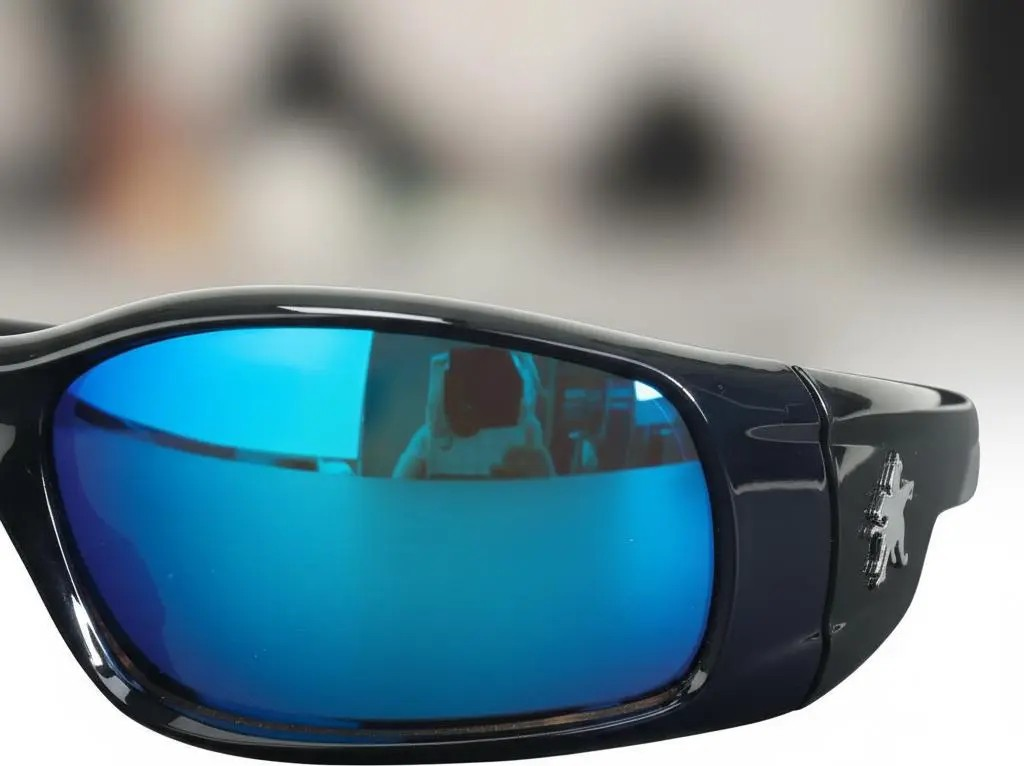 Lentes de seguridad deportivos o MCR SR1 AZUL certificado ANSI Z87 filtro UV USA BRAND