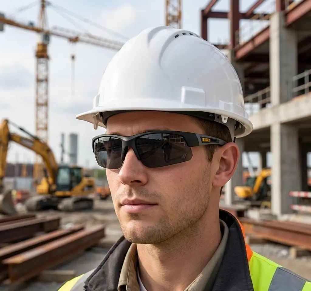 Lentes de Seguridad DEportivas DEWALT Crosscut NEGRA · ANSI Z87 · Protección UV al 99%