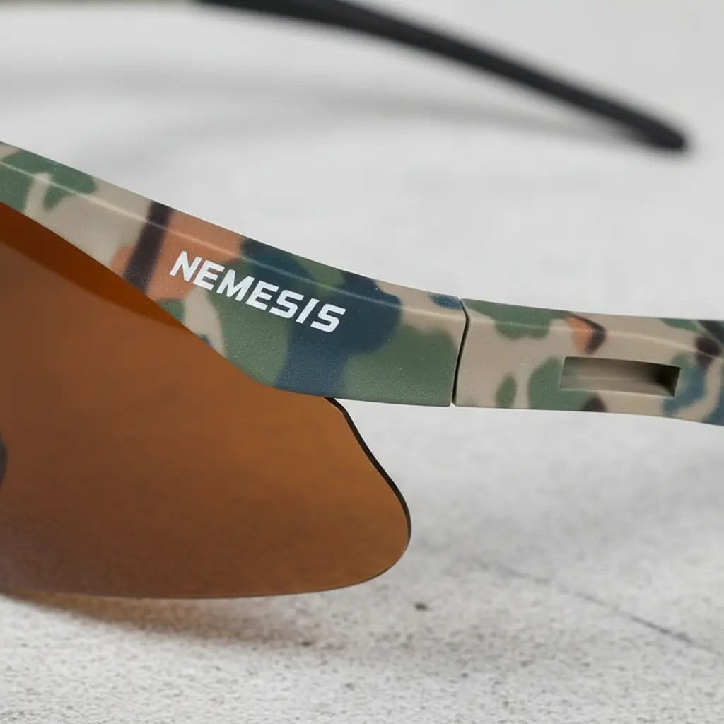 Lentes de seguridad deportiva NEMESIS BRONZE ANSI Z87 99%UV FLEXIBLE USA BRAND