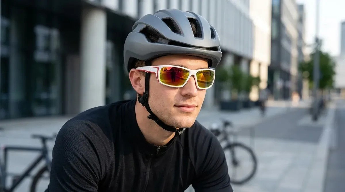 Lentes de Seguridad Deportivas MCR SR4 Fuego  ANSI Z87  Filtro UV 99.9% USA BRAND