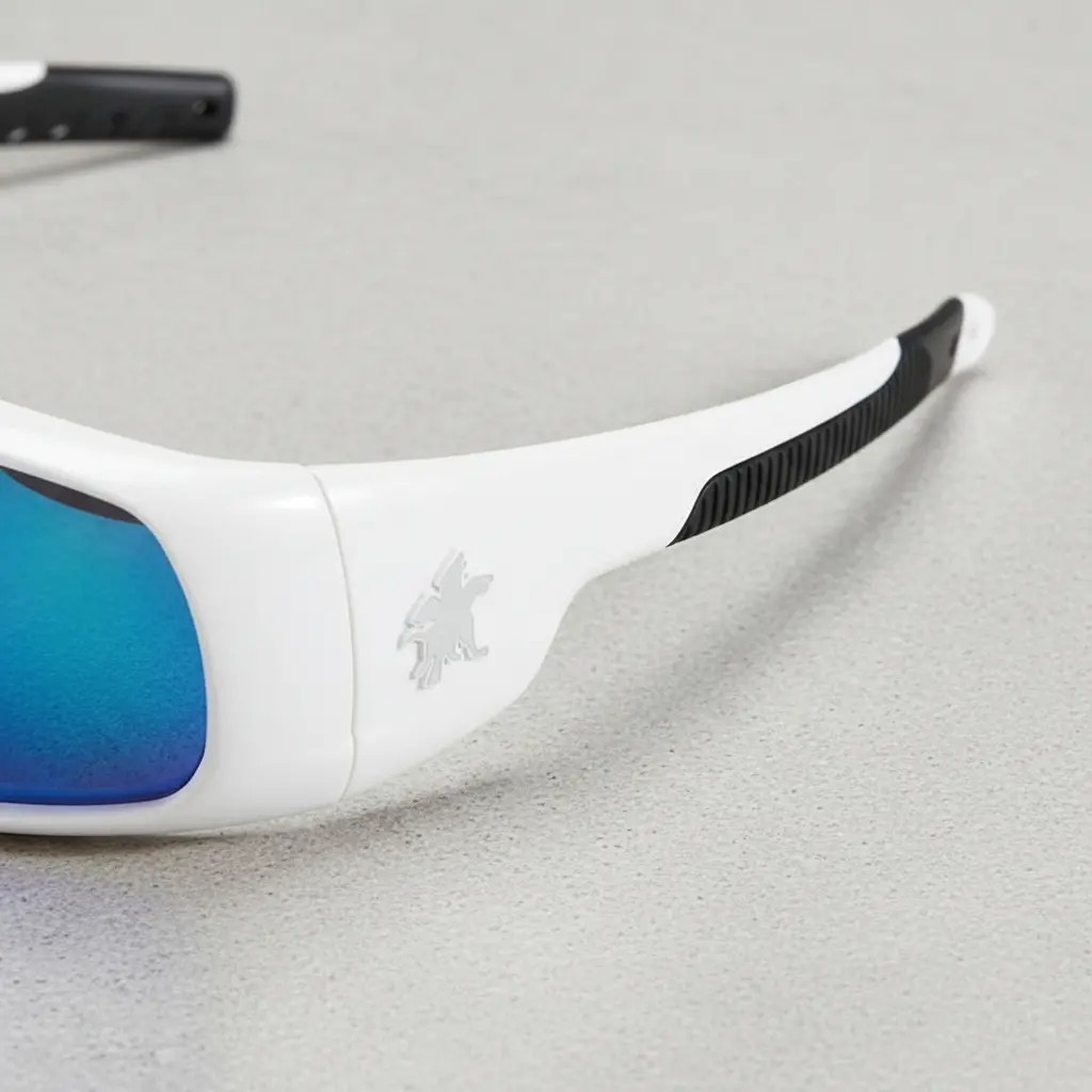 Lentes de seguridad Deportiva MCR SWAGGER AZUL ANSI Z87 99% Protección UV USA BARND